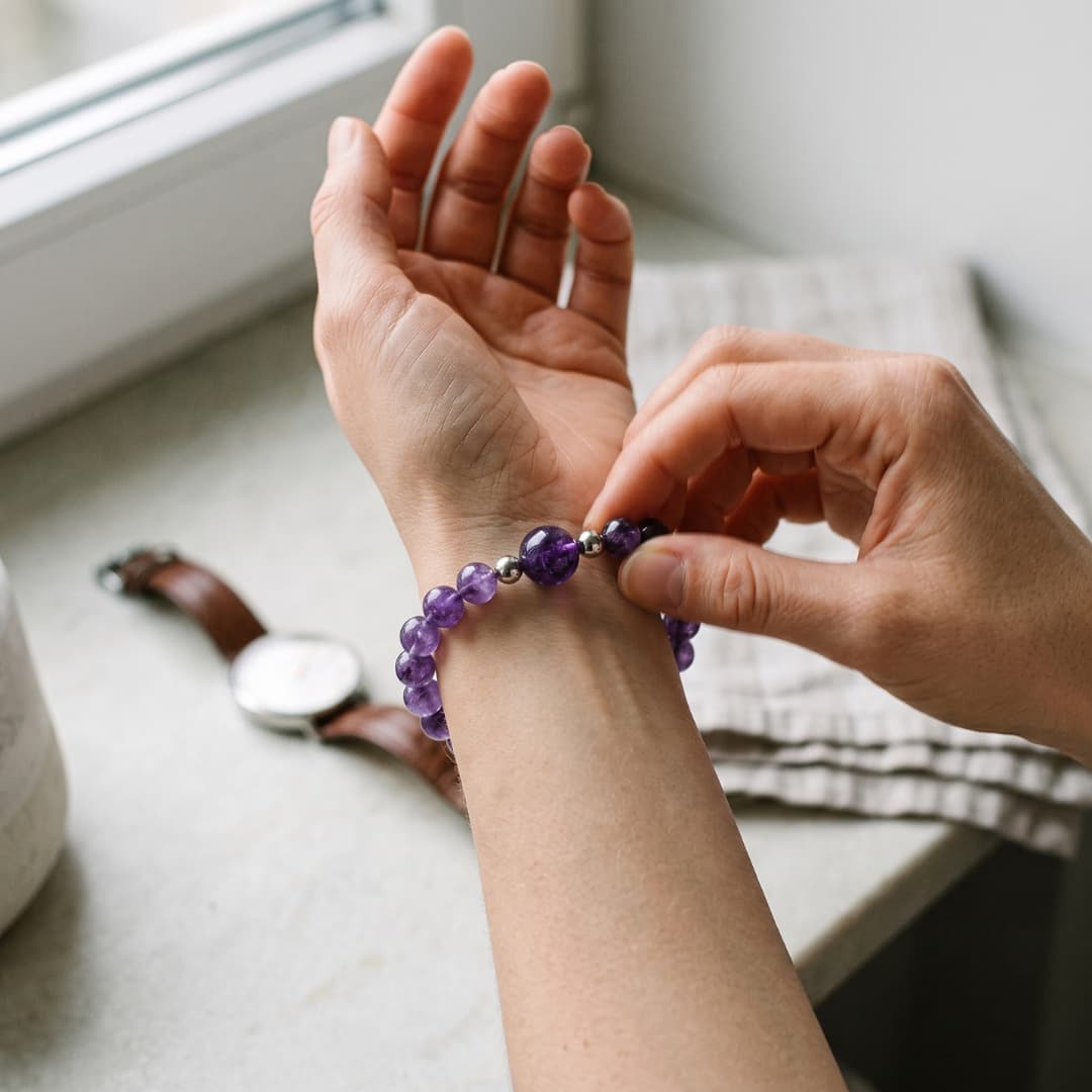 Stillness — Amethyst Ritual Bracelet